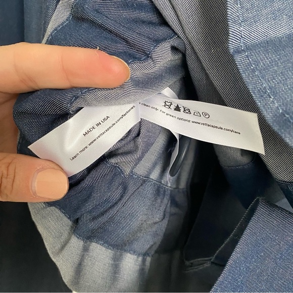 Vetta Capsule The Utility Jacket in Chambray size XS - Picture 10 of 10